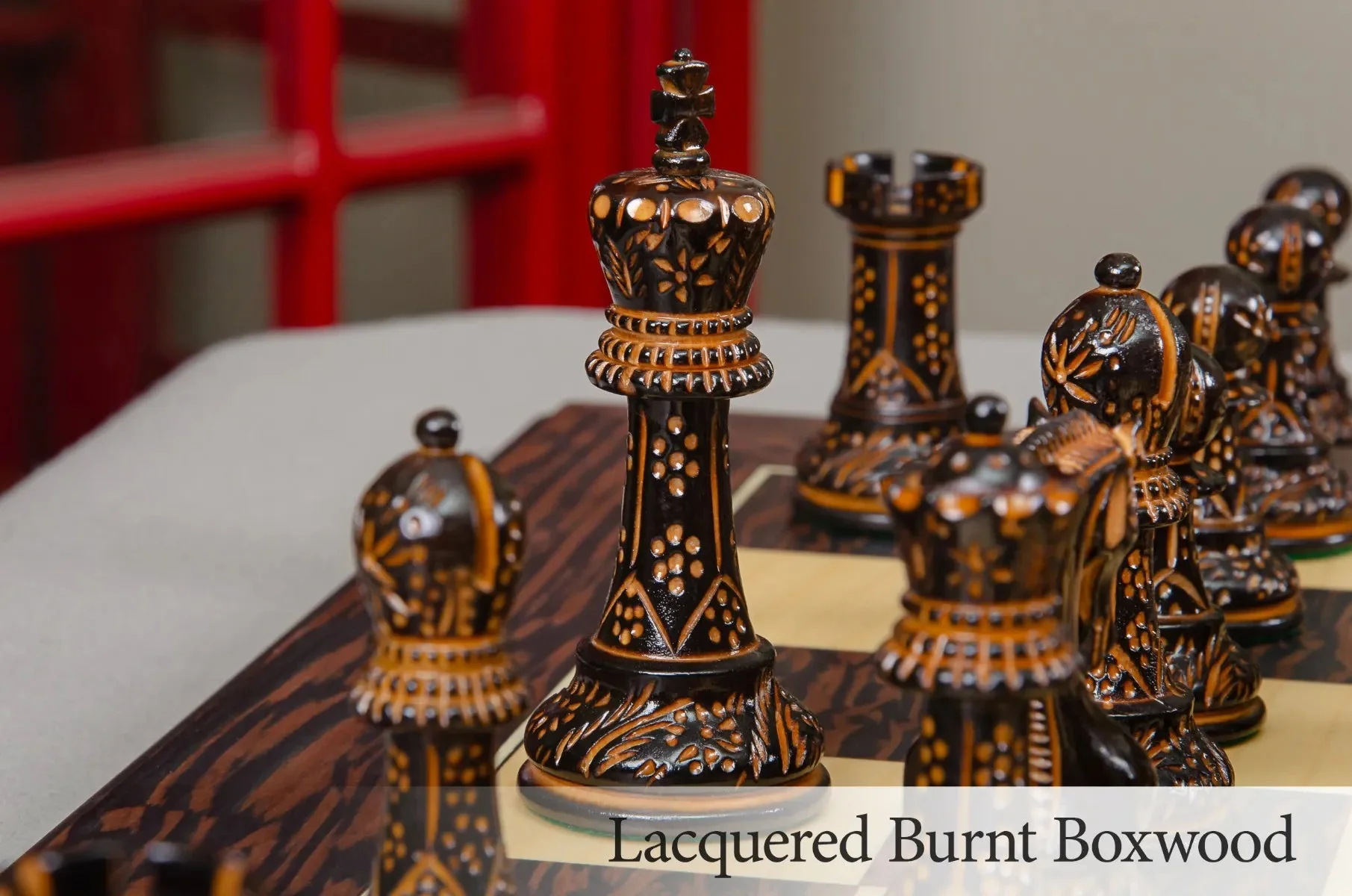 The Burnt Leningrad Series Chess Pieces - 4.0" King - Image 11