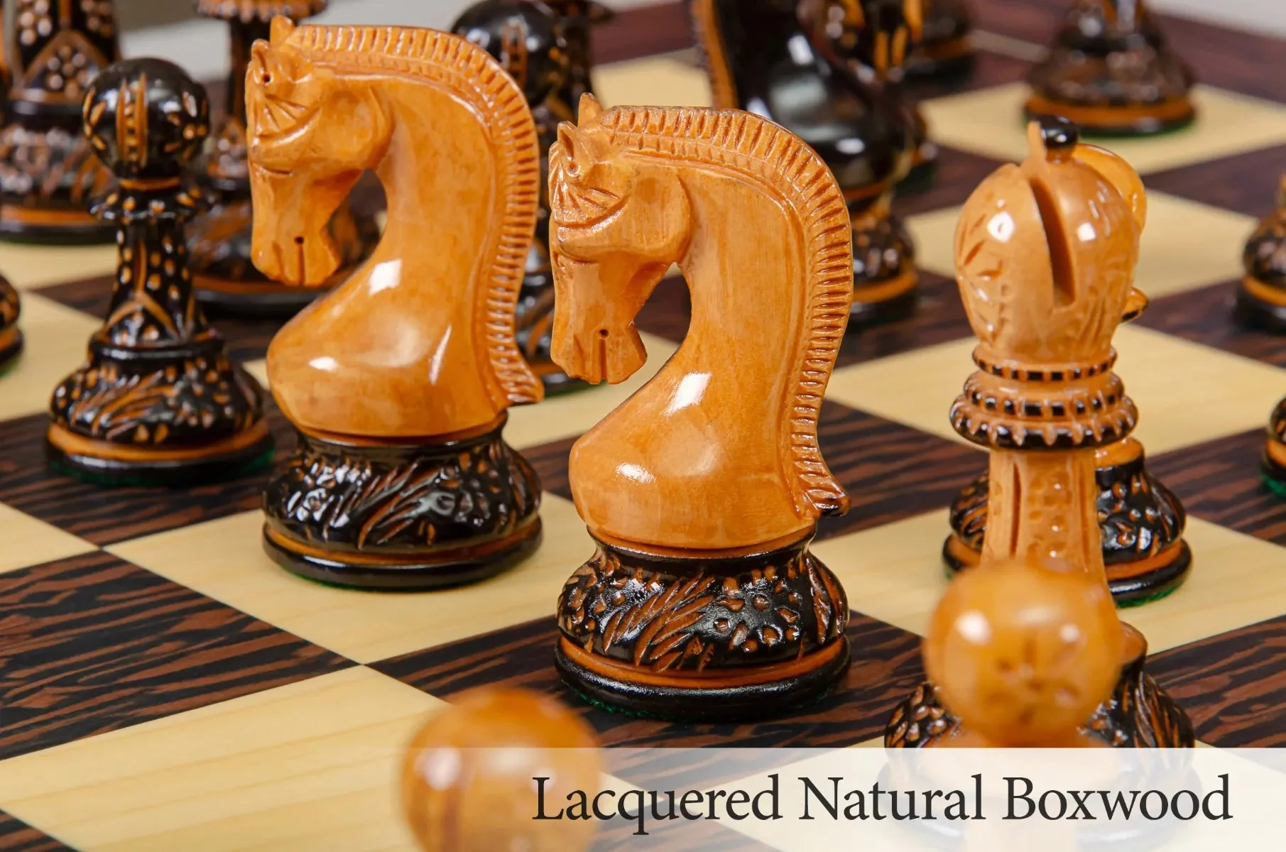 The Burnt Leningrad Series Chess Pieces - 4.0" King - Image 12