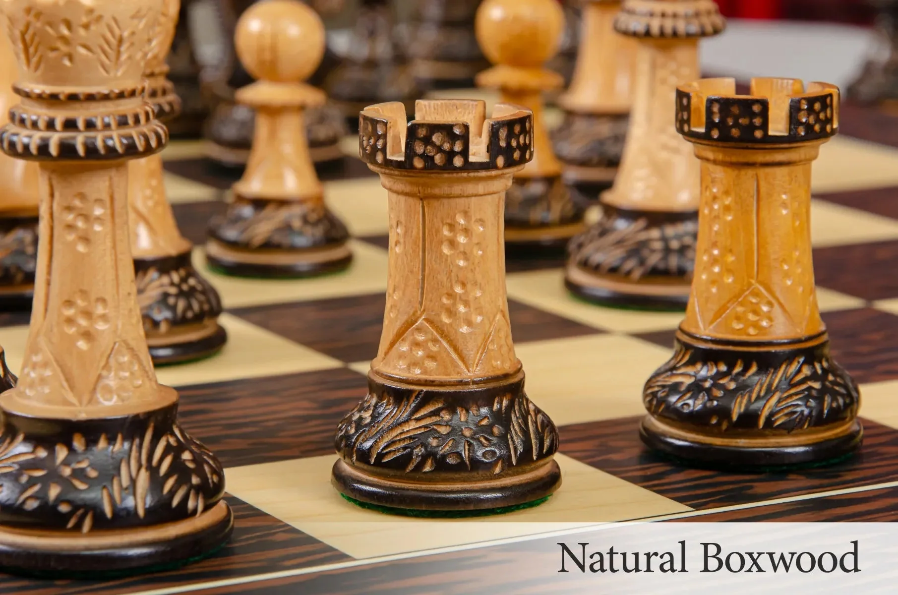 The Burnt Leningrad Series Chess Pieces - 4.0" King - Image 4