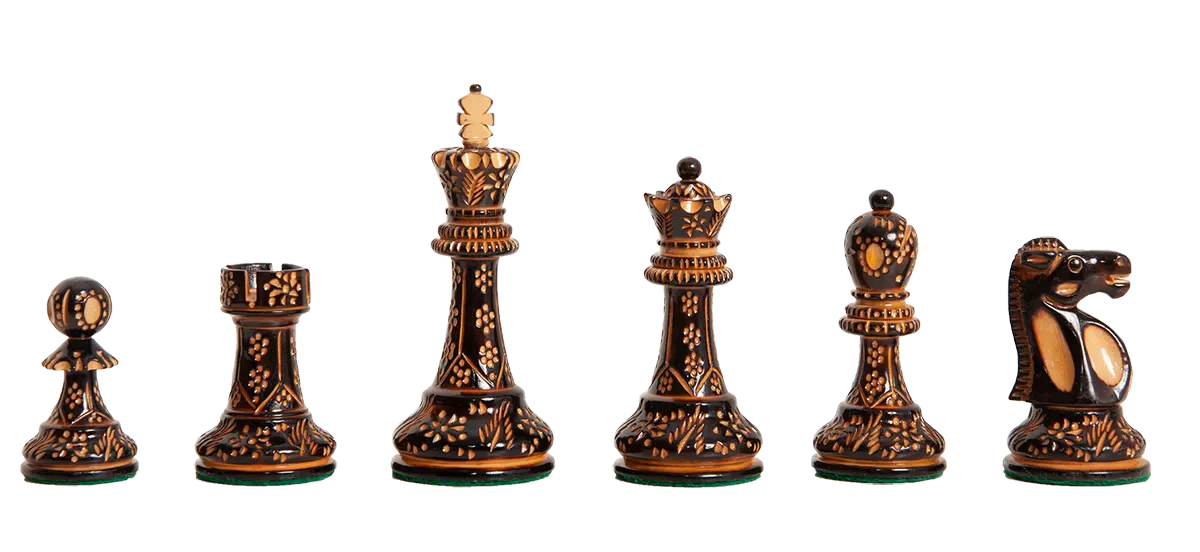Burnt Boxwood and Natural Boxwood