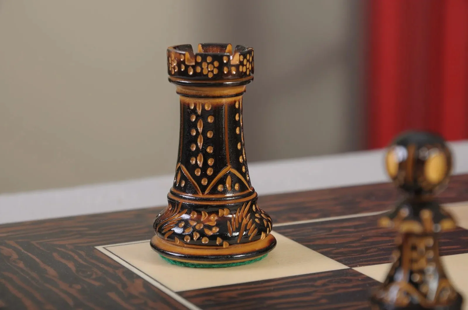 The Burnt Zagreb '59 Series Chess Pieces - 3.875" King - Image 8