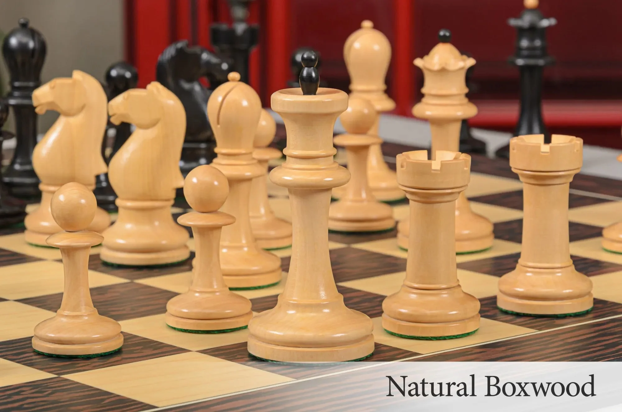 The Camaratta Collection - The 1914 St. Petersburg Series Chess Pieces - 4.0" King - Image 4