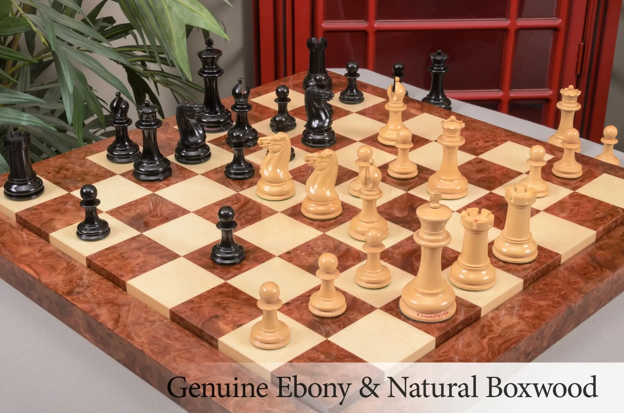 The Camaratta Collection - The Original Cooke 1849 Series Luxury Chess Pieces - 4.4" King - Image 2