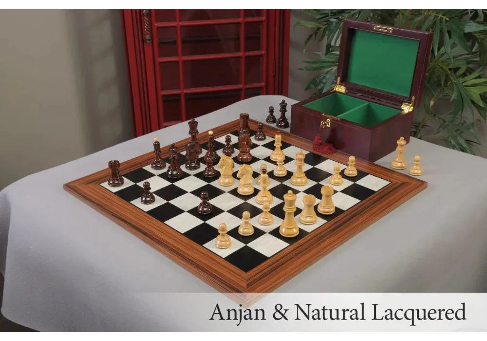 Anjan and Natural Lacquered