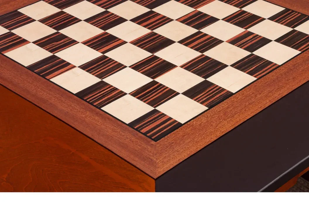 The Camaratta Signature Championship Chess Table - Dark Brown - Image 12