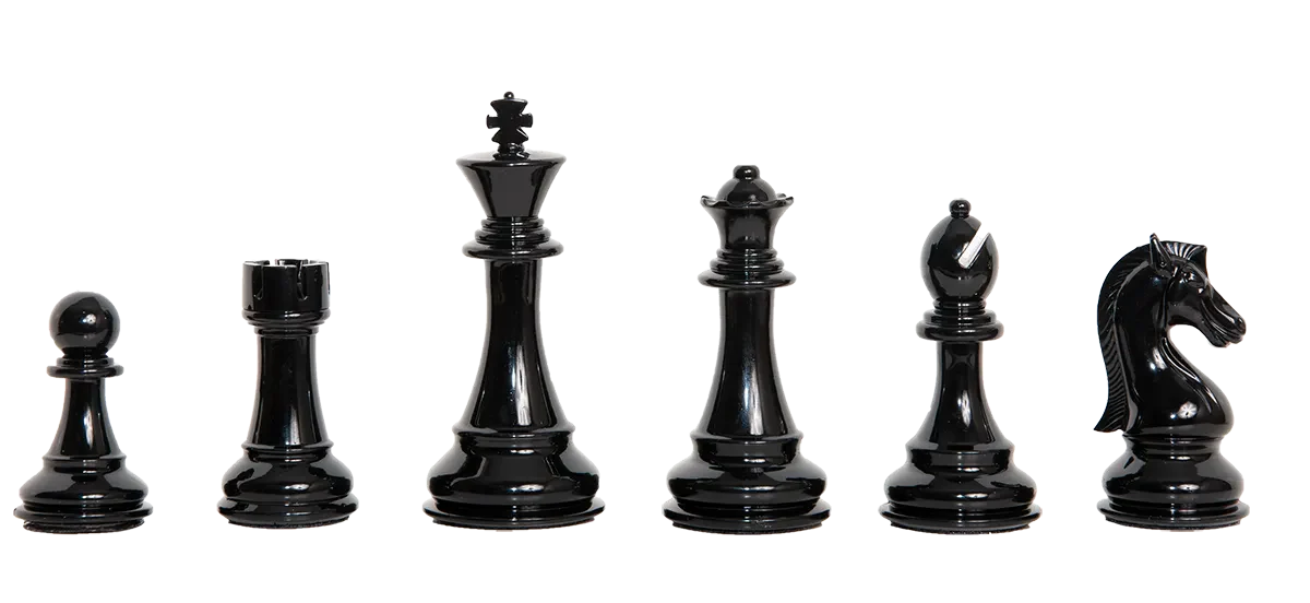 The Candidates Series Plastic Chess Pieces- 4.25" King- Woodtek