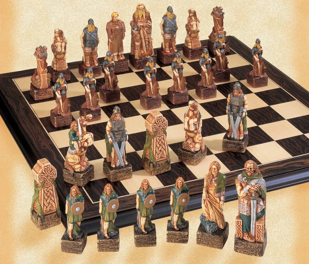 Hand Painted Chess Pieces - Image 2