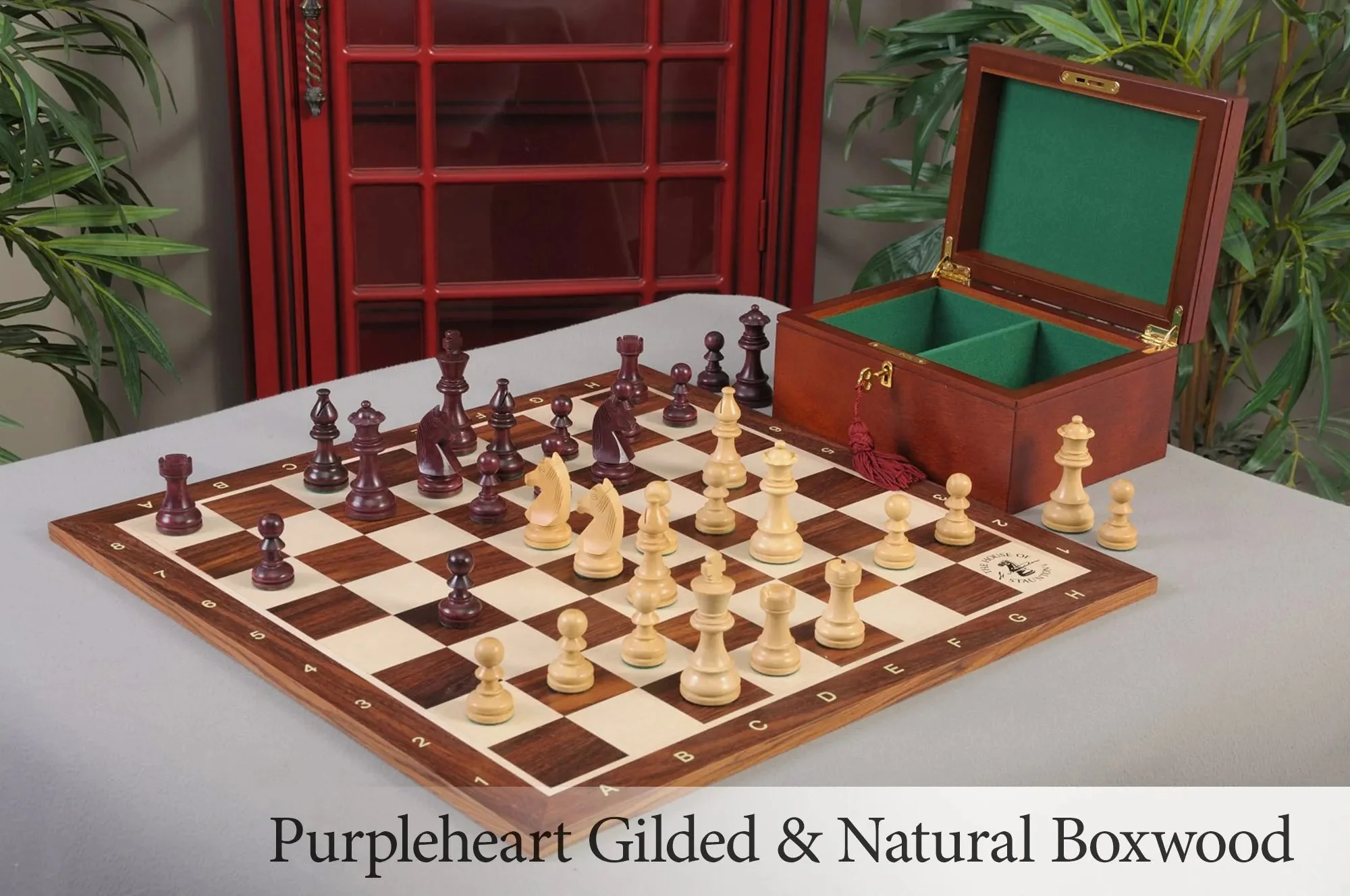 Purpleheart Gilded and Natural Boxwood