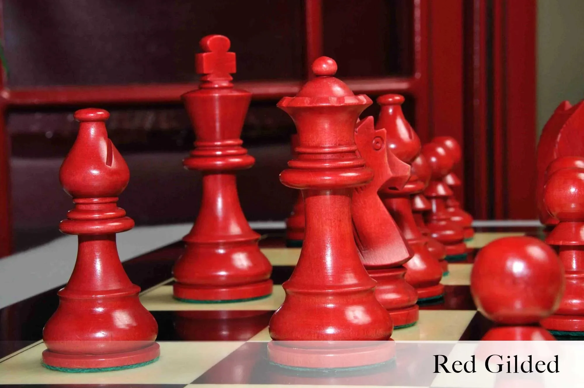The Championship Series Gilded Chess Pieces - 3.75" King - Image 5