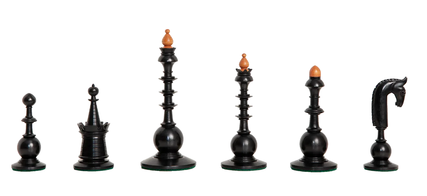 Genuine Ebony and Antiqued Boxwood