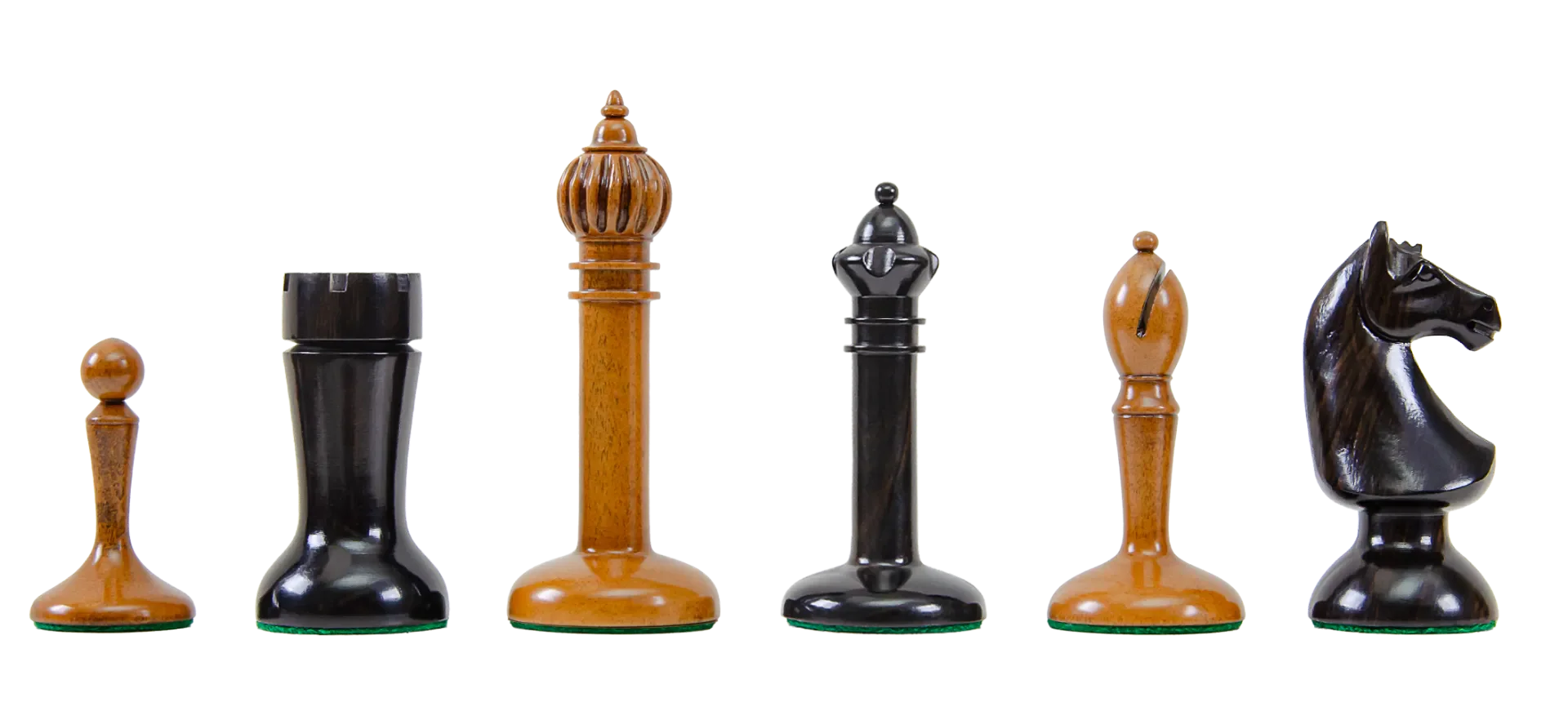 The Circa 1910 Lasker Schlechter World Chess Championship Series Chess Pieces - 4.5" King