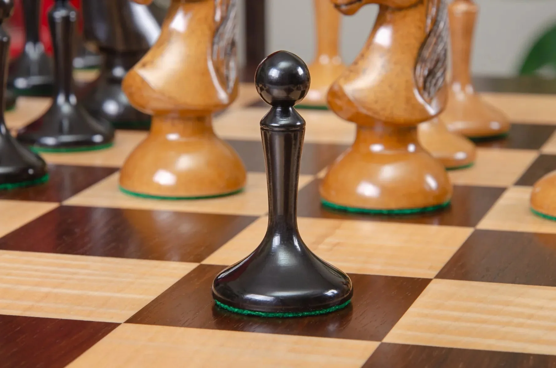 The Circa 1910 Lasker Schlechter World Chess Championship Series Chess Pieces - 4.5" King - Image 5