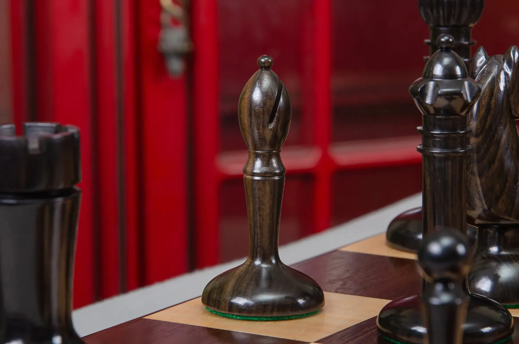 The Circa 1910 Lasker Schlechter World Chess Championship Series Chess Pieces - 4.5" King - Image 7
