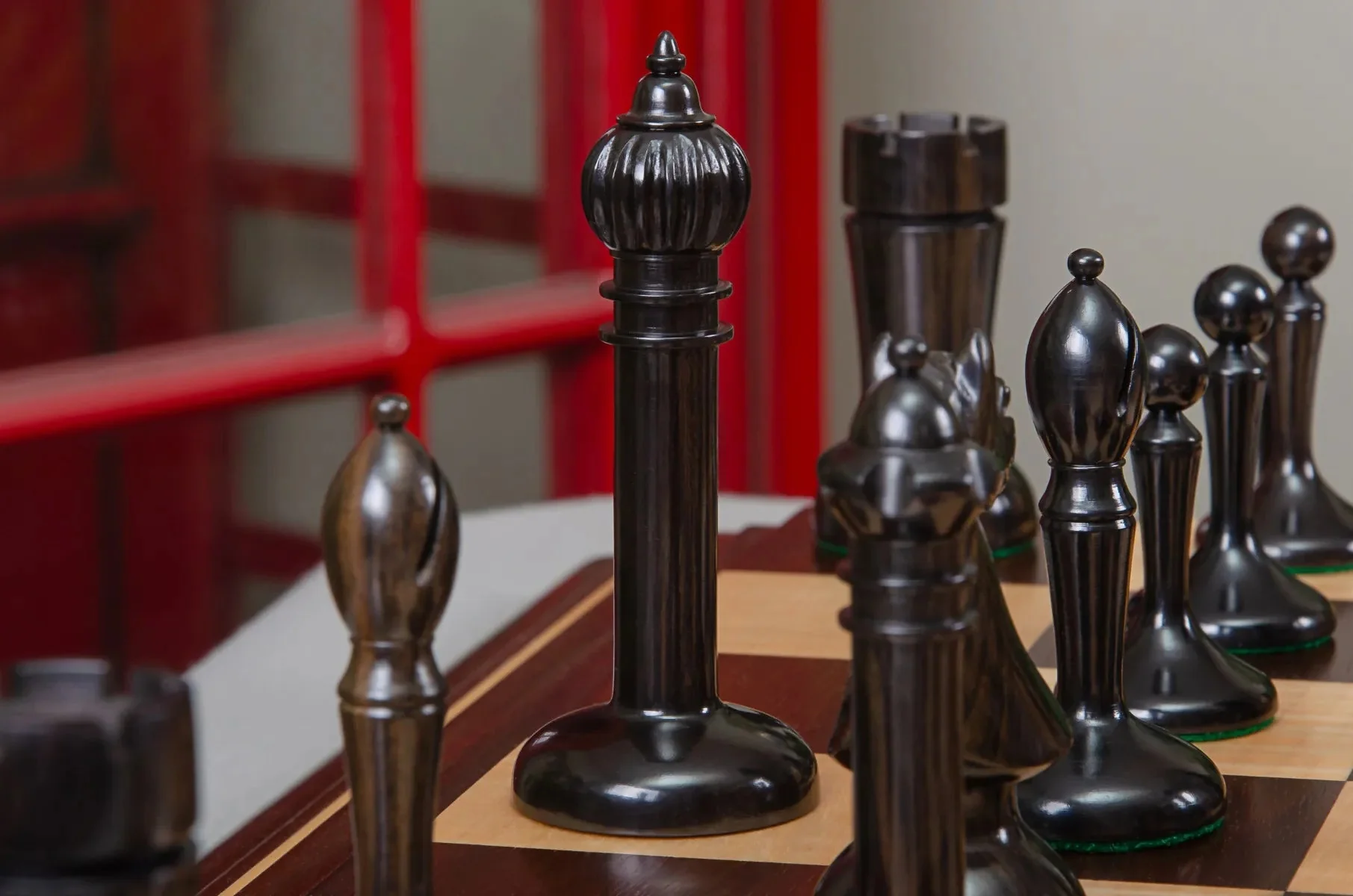 The Circa 1910 Lasker Schlechter World Chess Championship Series Chess Pieces - 4.5" King - Image 9