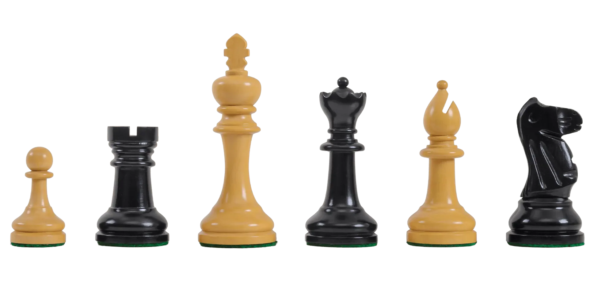 The Circa 1920 Drueke No. 4 Chess Pieces - 4.0" King