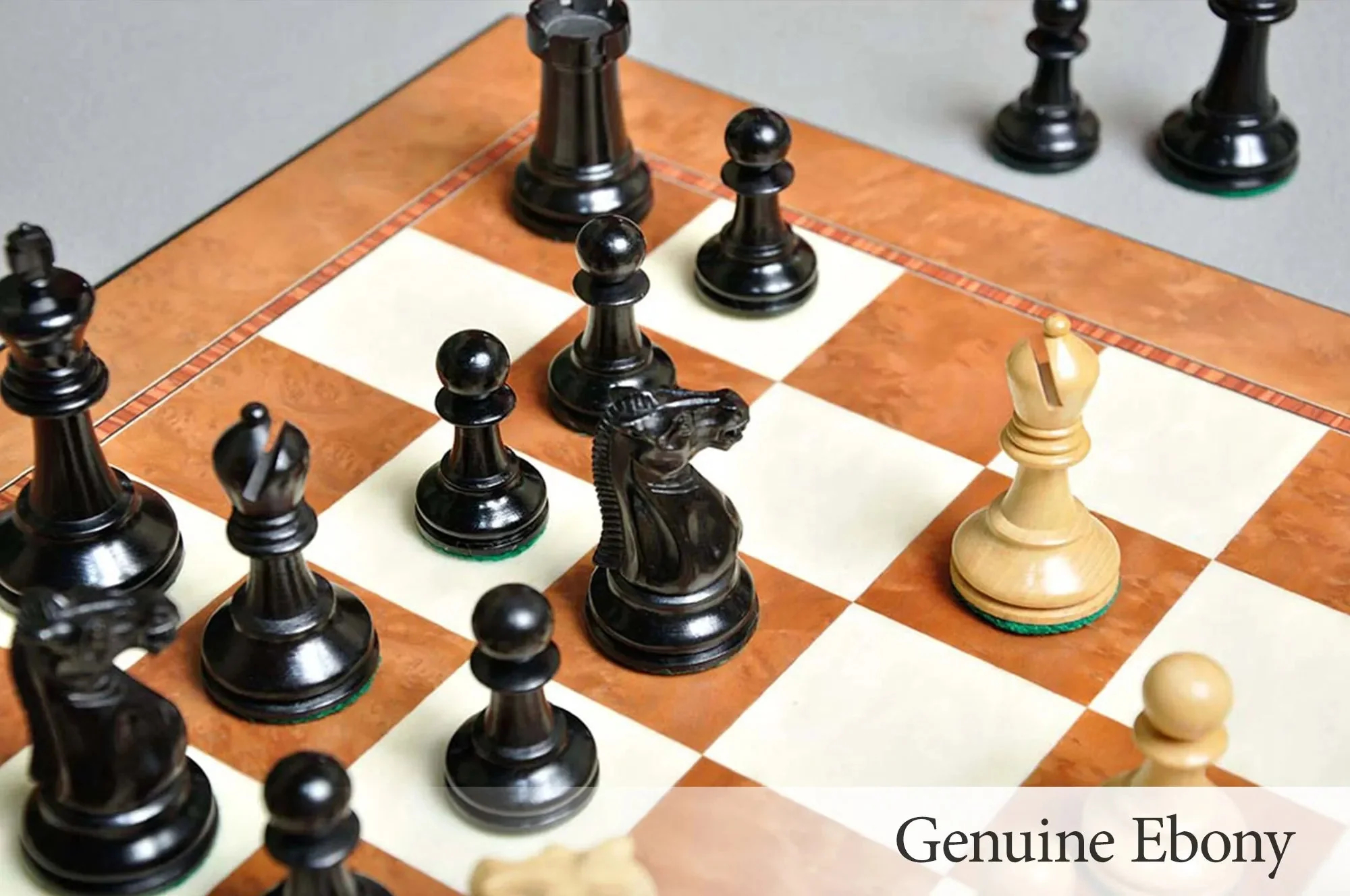 The Reproduction of the Circa 1925 Series Chess Pieces - 3.0" King - Image 2