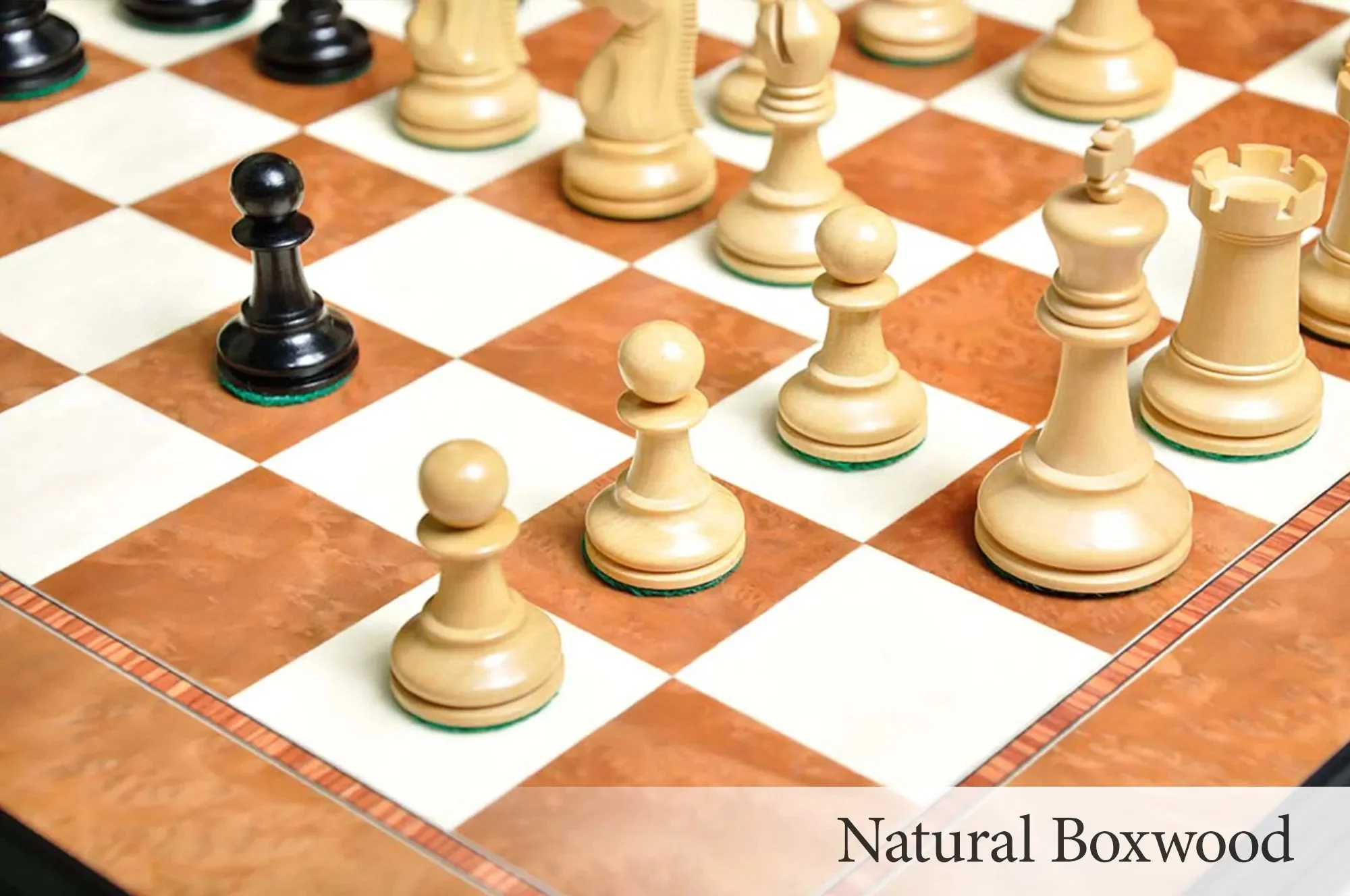 The Reproduction of the Circa 1925 Series Chess Pieces - 3.0" King - Image 5