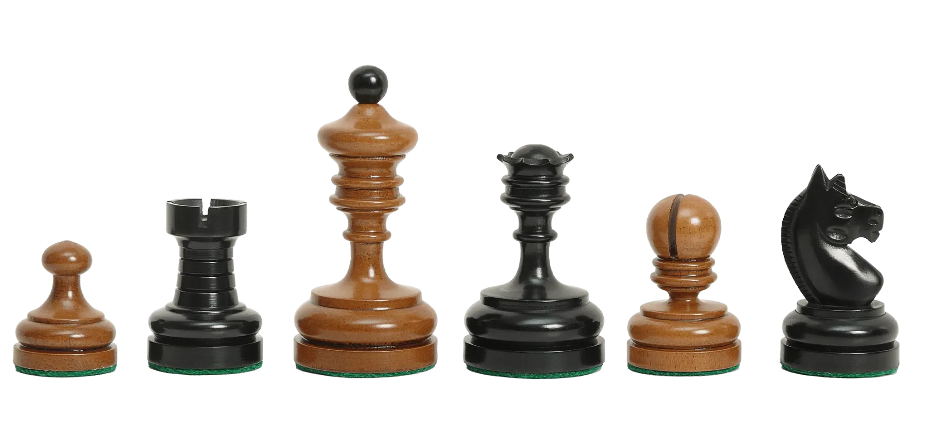The Circa 1930 German Knubbel Vintage Series Luxury Chess Pieces - 3.5" King