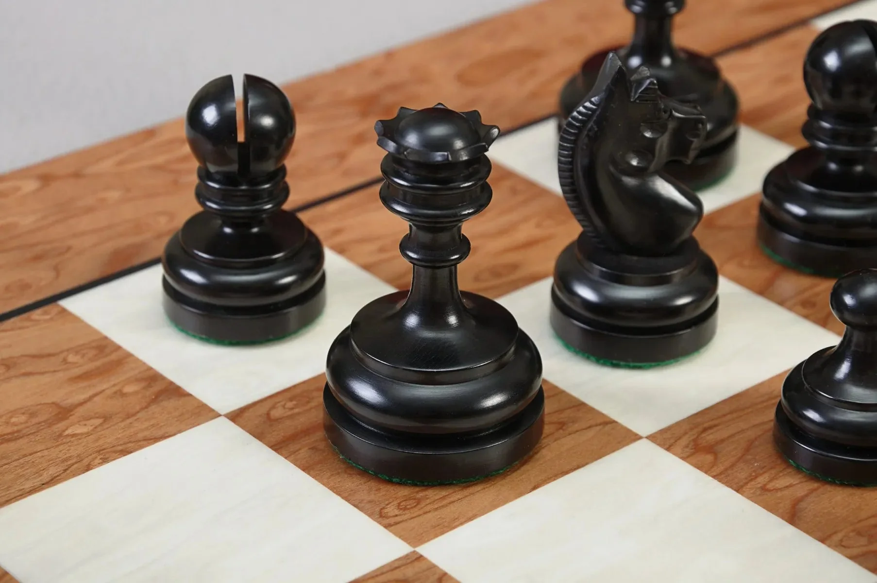 The Circa 1930 German Knubbel Vintage Series Luxury Chess Pieces - 3.5" King - Image 10