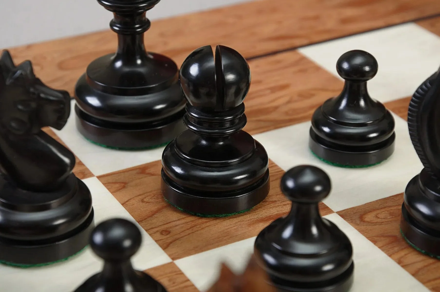 The Circa 1930 German Knubbel Vintage Series Luxury Chess Pieces - 3.5" King - Image 11