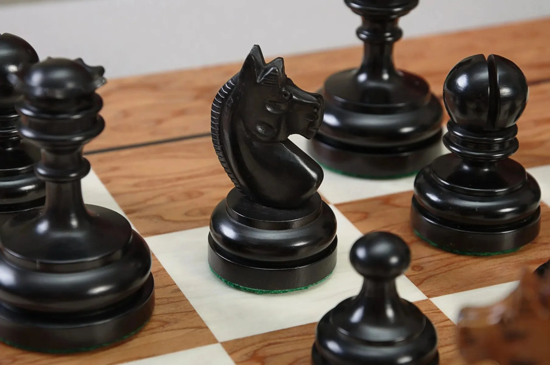 The Circa 1930 German Knubbel Vintage Series Luxury Chess Pieces - 3.5" King - Image 12