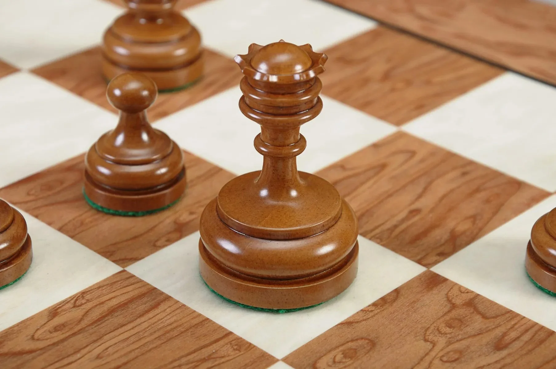 The Circa 1930 German Knubbel Vintage Series Luxury Chess Pieces - 3.5" King - Image 4