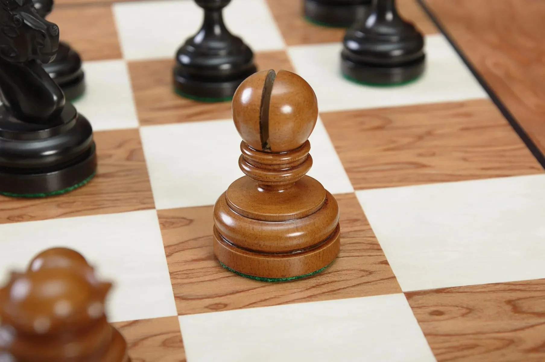 The Circa 1930 German Knubbel Vintage Series Luxury Chess Pieces - 3.5" King - Image 5