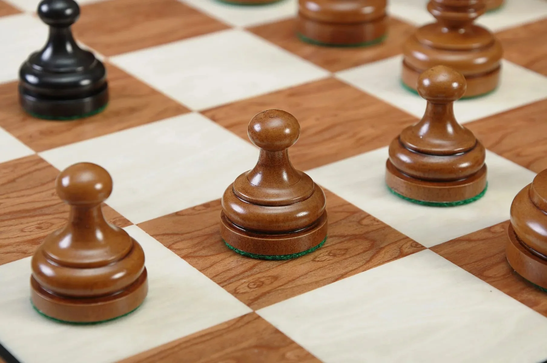The Circa 1930 German Knubbel Vintage Series Luxury Chess Pieces - 3.5" King - Image 8