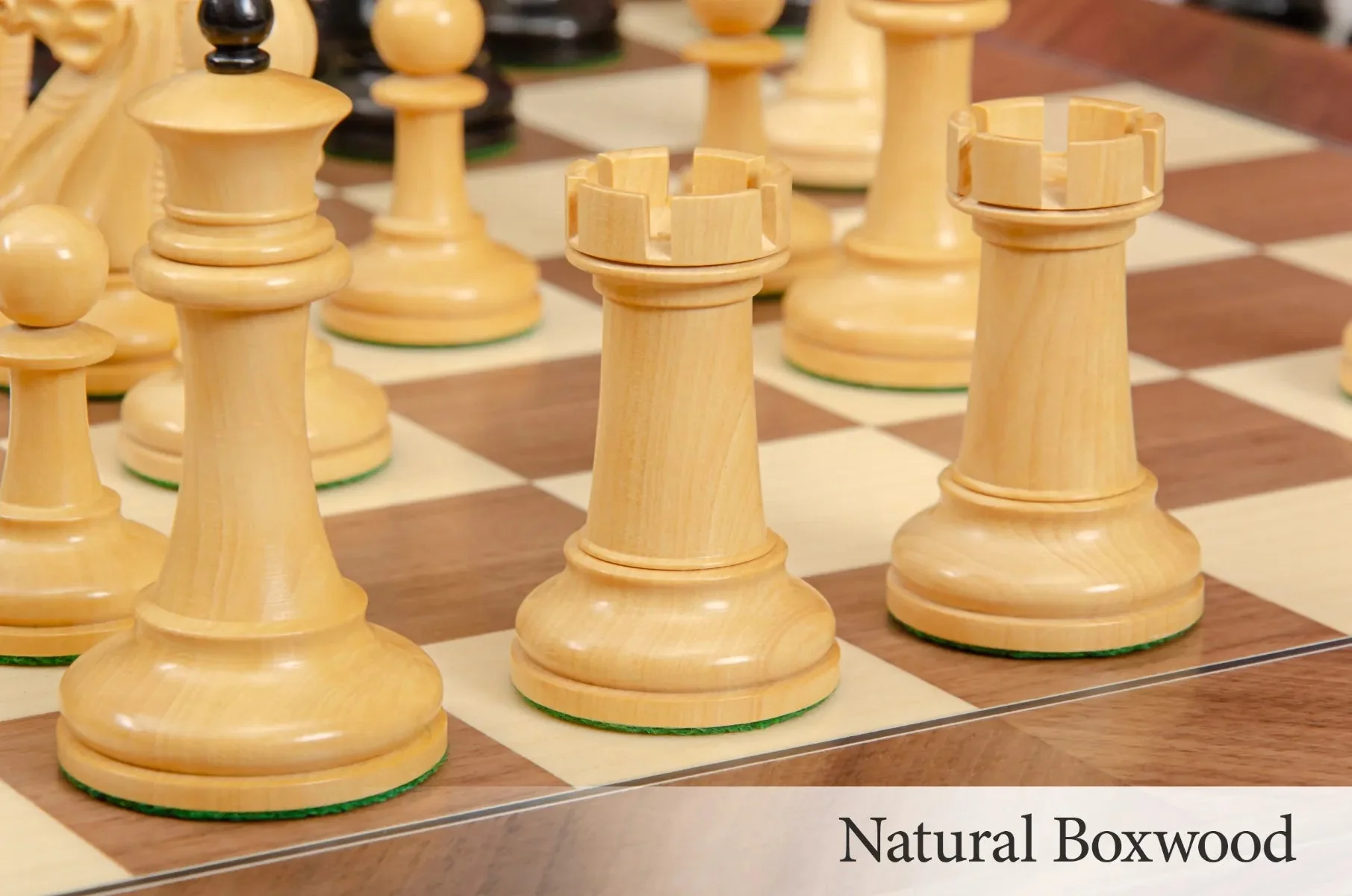 The Circa 1940 Soviet Club Series Chess Pieces - 4.0" King - Image 15