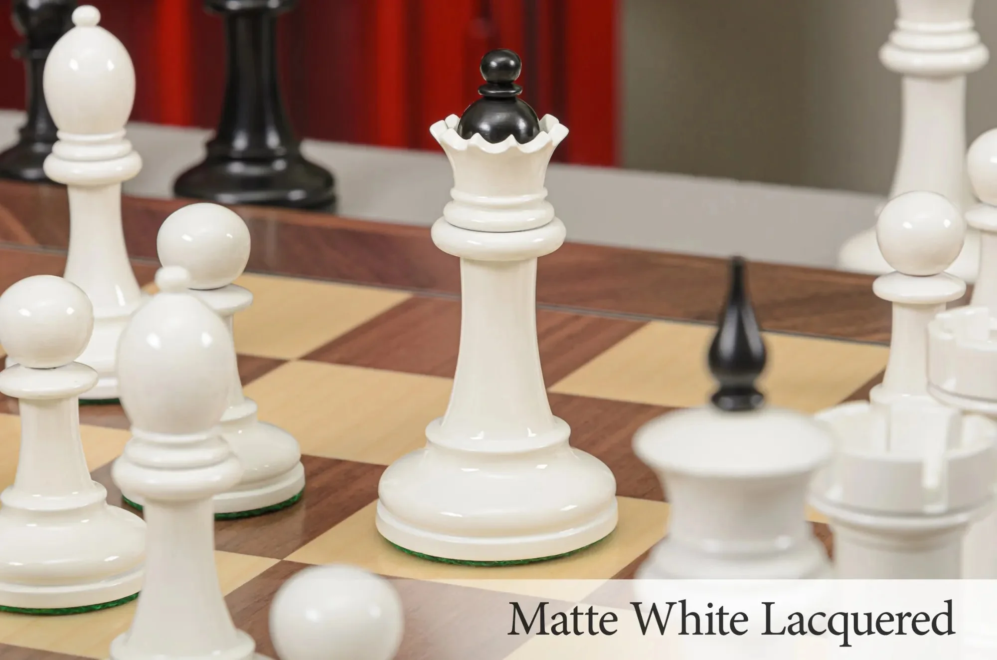 The Circa 1940 Soviet Club Series Chess Pieces - 4.0" King - Image 17