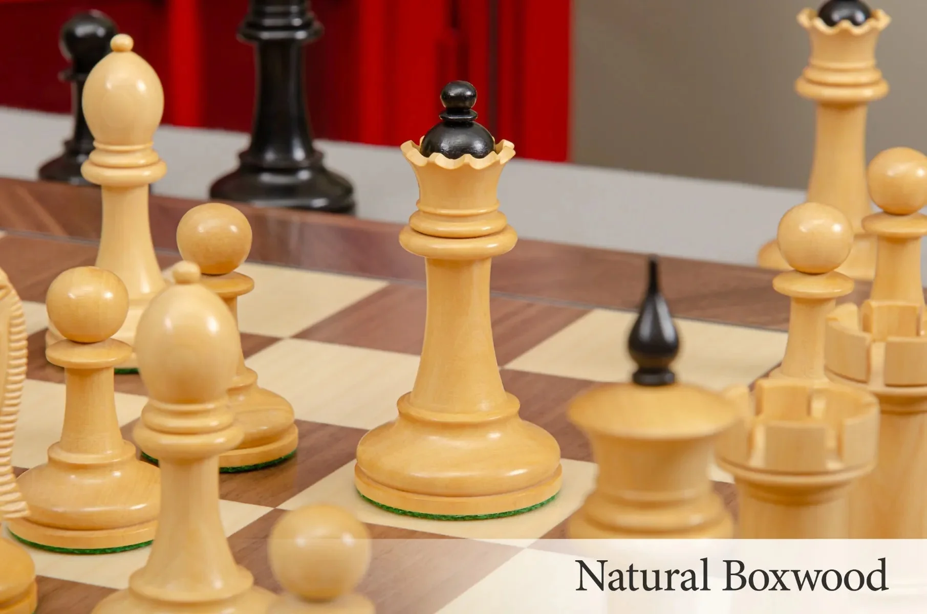 The Circa 1940 Soviet Club Series Chess Pieces - 4.0" King - Image 4