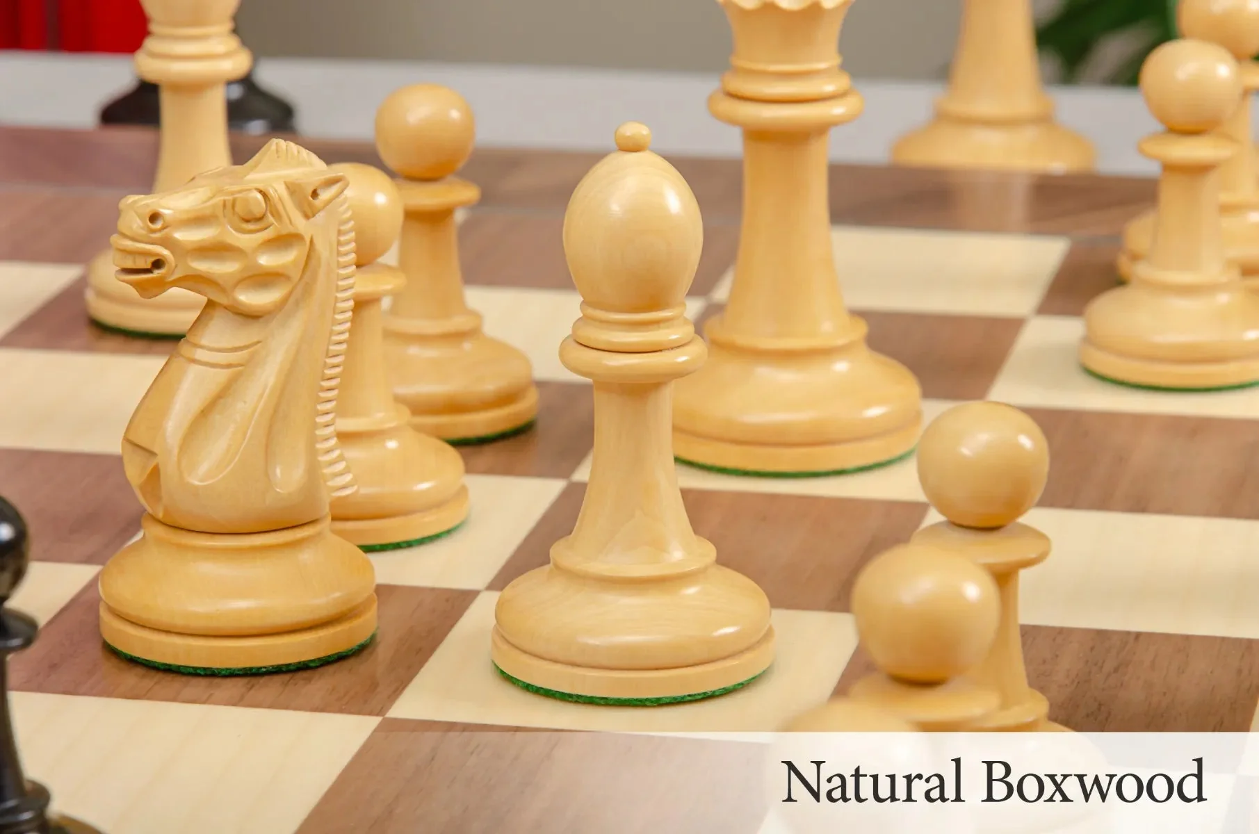 The Circa 1940 Soviet Club Series Chess Pieces - 4.0" King - Image 5