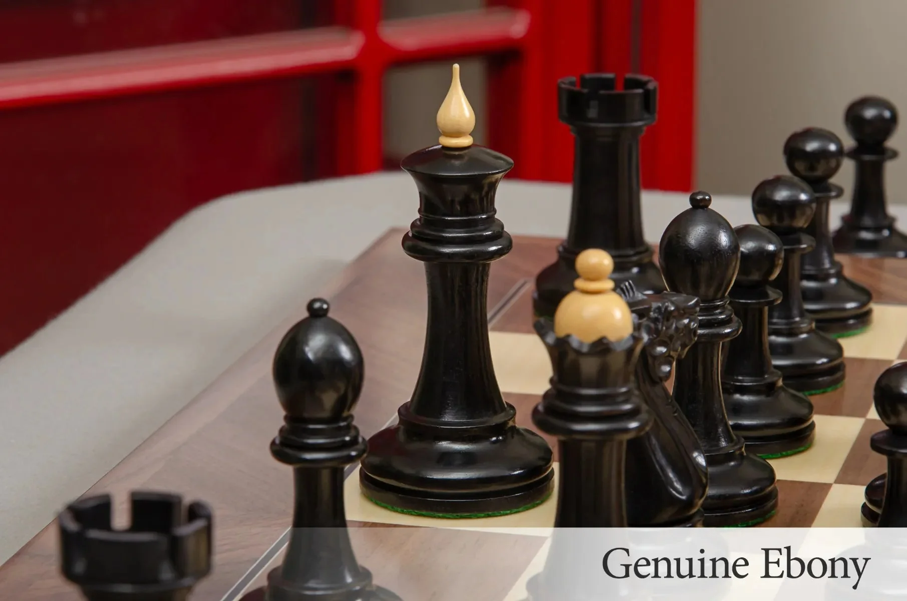 The Circa 1940 Soviet Club Series Chess Pieces - 4.0" King - Image 8