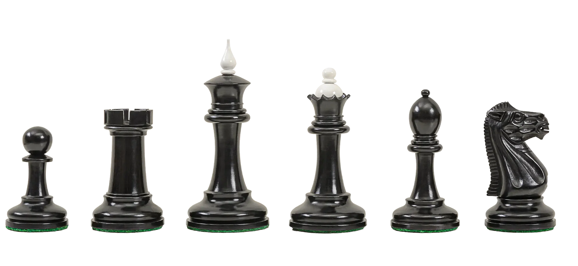Genuine Ebony and Matte White Lacquered