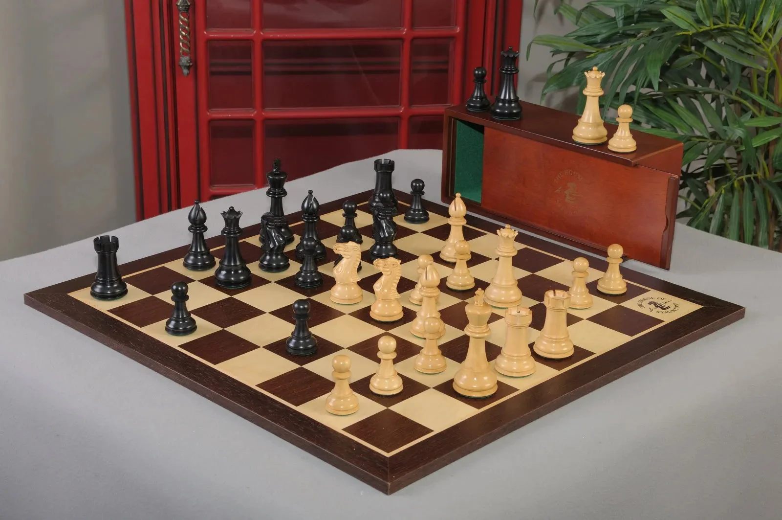 Ebonized Boxwood & Natural Boxwood