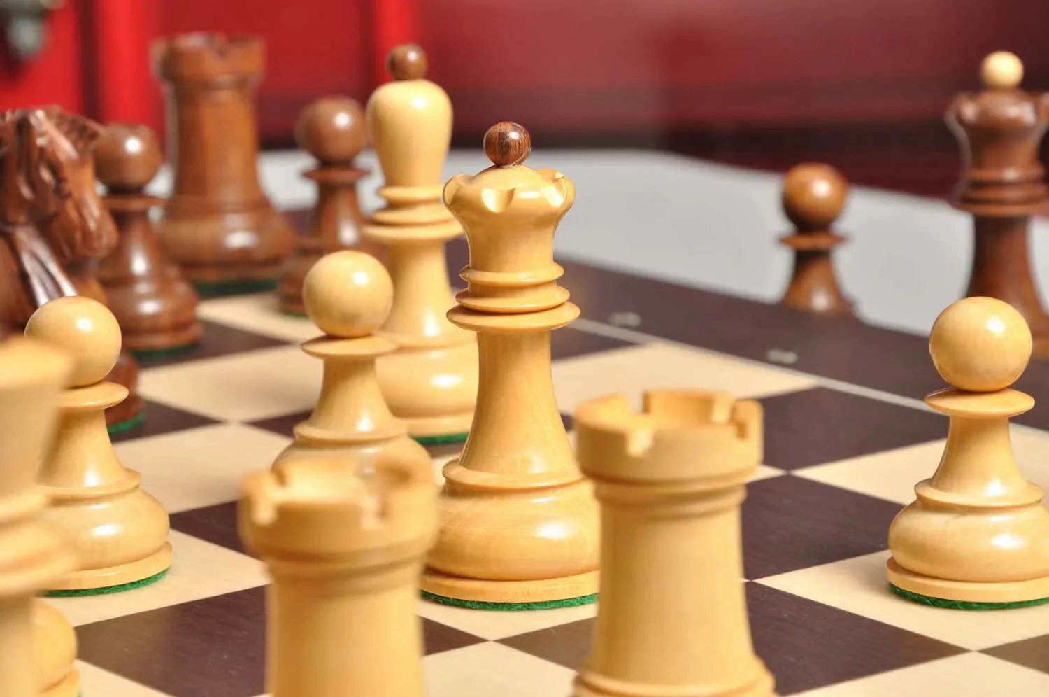 DGT Projects - USB Wenge Board with Dubrovnik Chess Pieces - Image 6