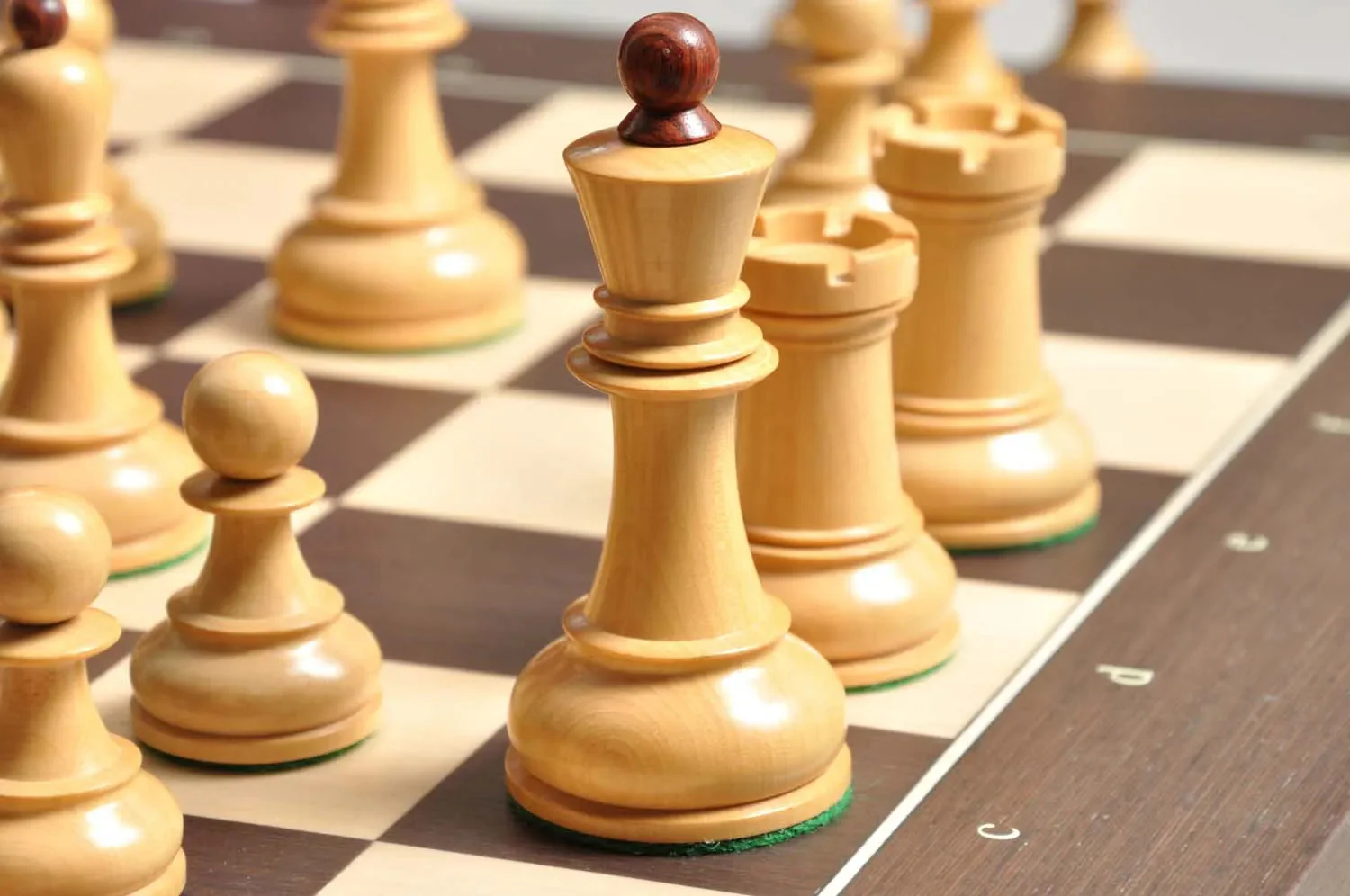 DGT Projects - USB Wenge Board with Dubrovnik Chess Pieces - Image 9