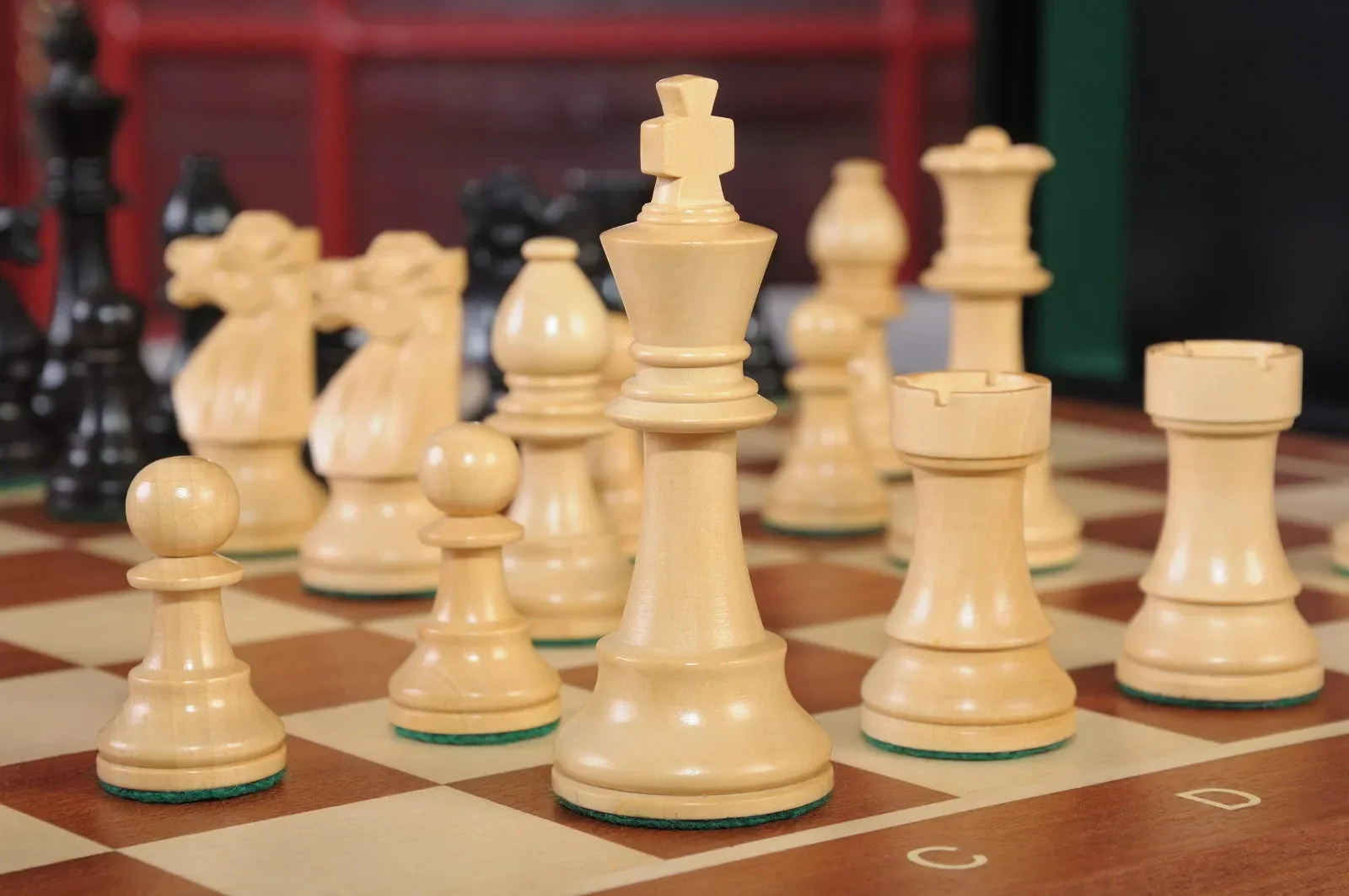 The Club Series Chess Set, Box, & Board Combination - Image 3