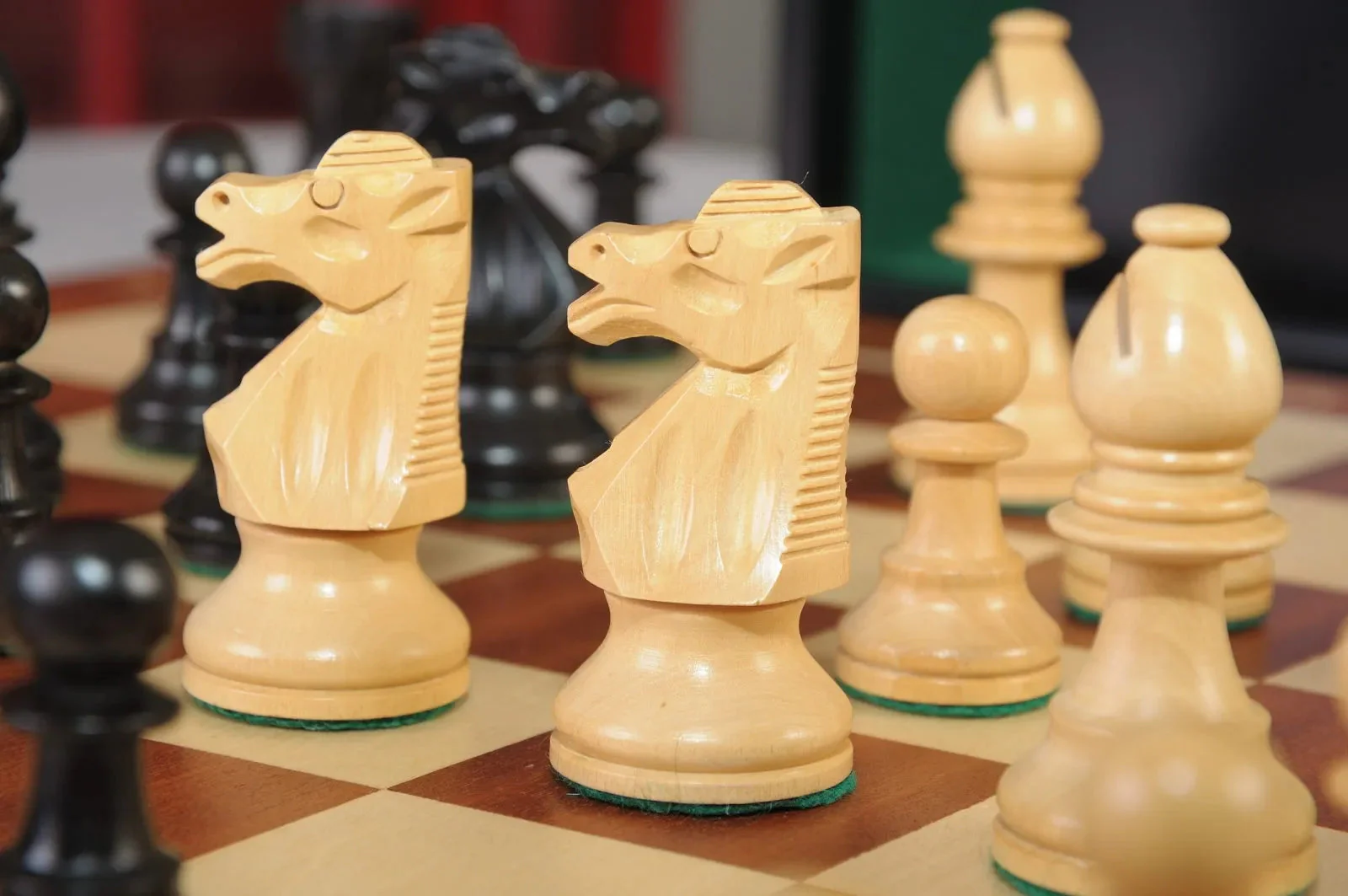 The Club Series Chess Set, Box, & Board Combination - Image 5
