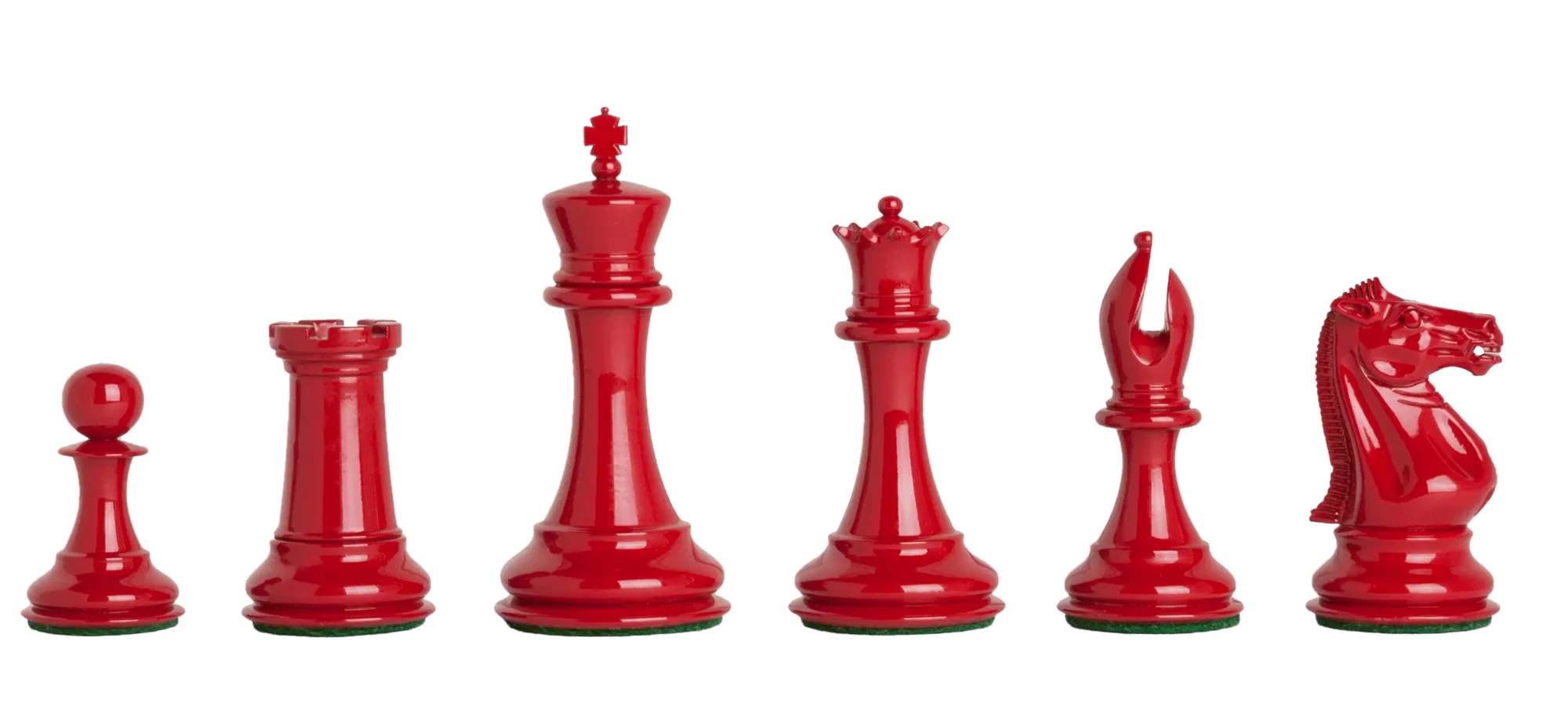 Red and White Lacquered