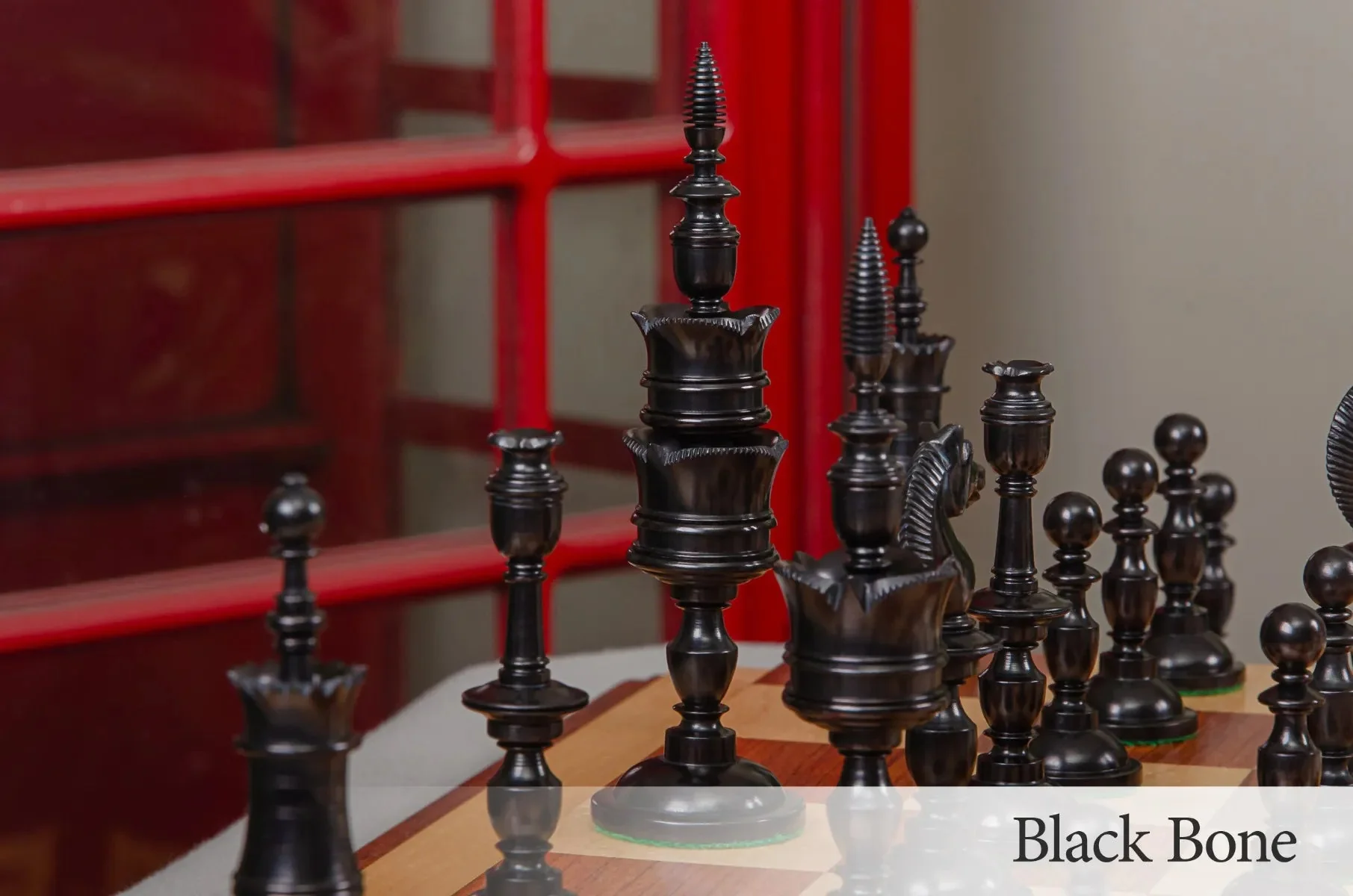 The Cologne Luxury Bone Chess Pieces - 6.0" King - Image 4