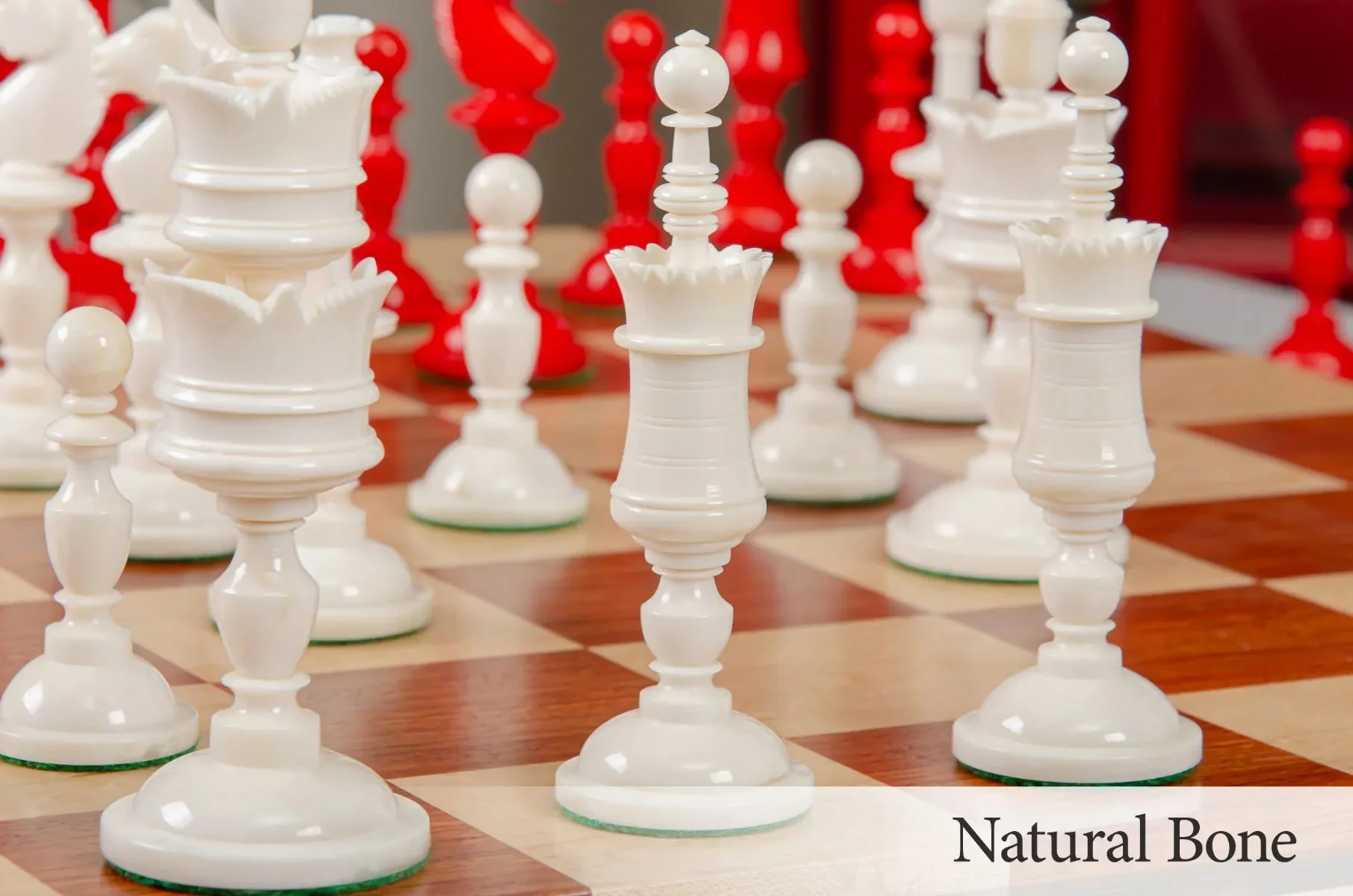 The Cologne Luxury Bone Chess Pieces - 6.0" King - Image 7