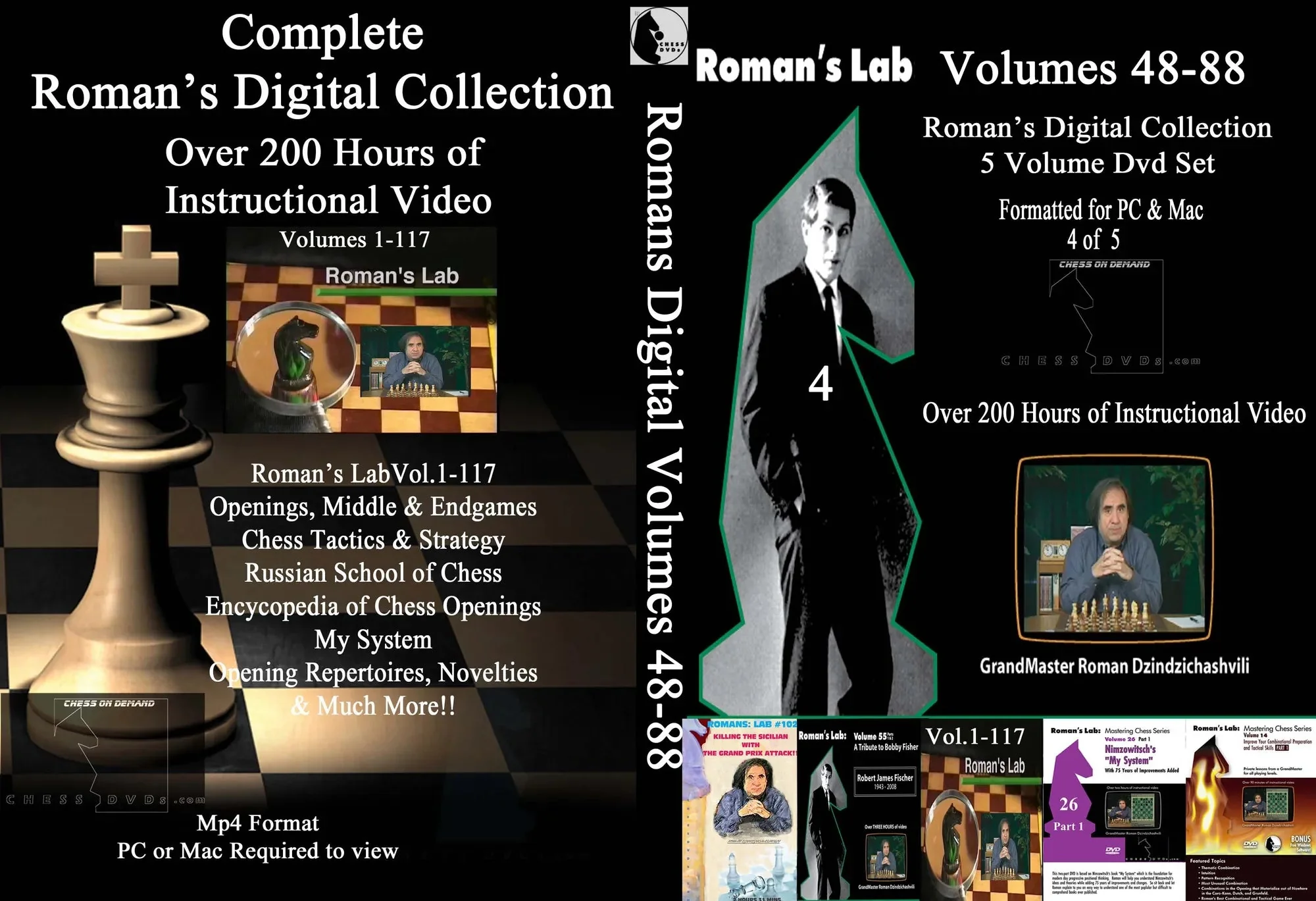 The Complete Roman's Lab on DVD - VOLUMES 1-117 - 5 DVDs - Image 4