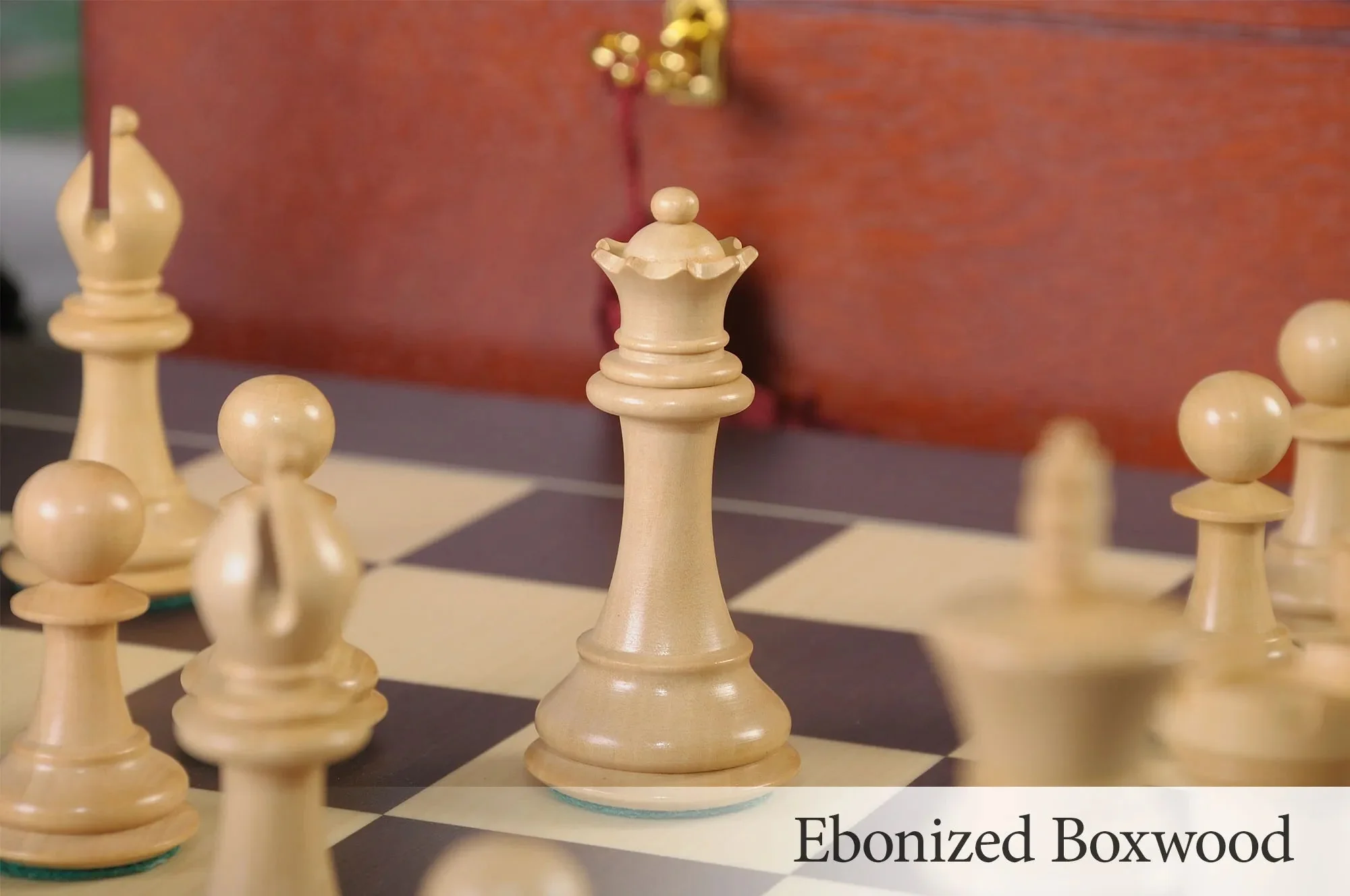 The Congress Series Luxury Chess Set, Box, & Board Combination - Image 17