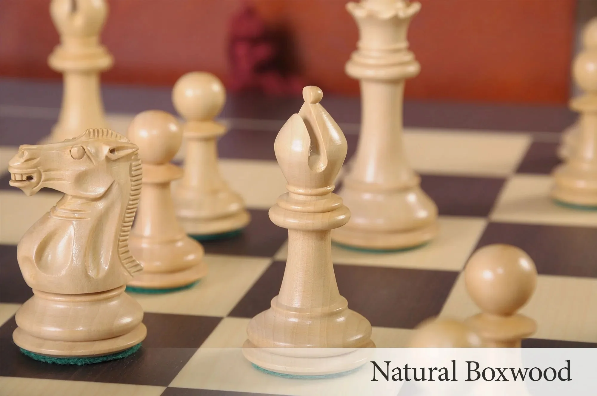 The Congress Series Luxury Chess Set, Box, & Board Combination - Image 4