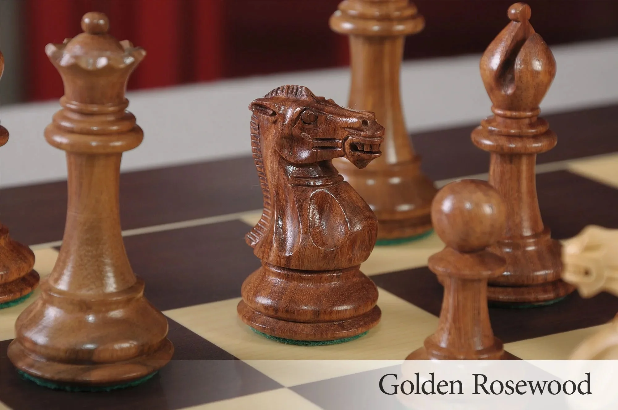 The Congress Series Luxury Chess Set, Box, & Board Combination - Image 6