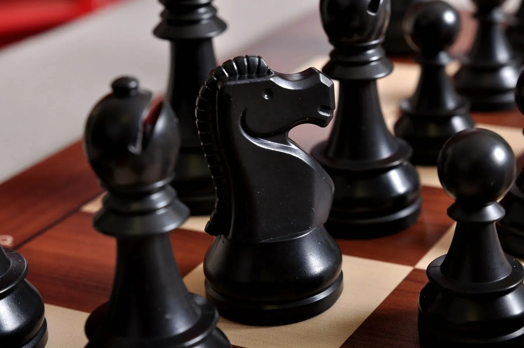 The DGT Smart Chess Board With Notation with Black and White Plastic Chess Pieces - Image 3