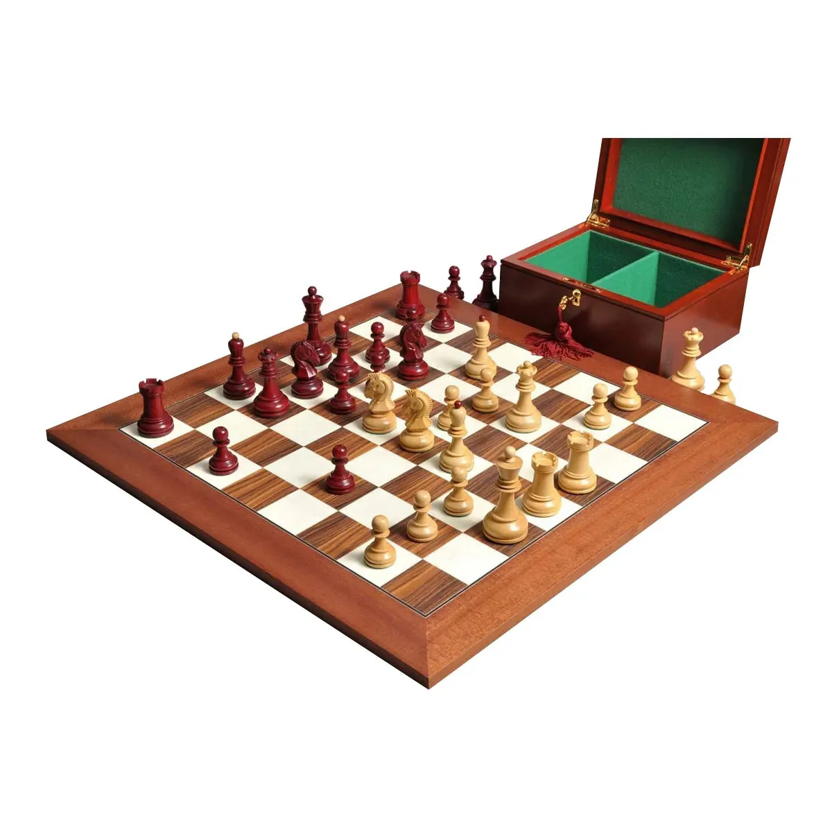 Red Mahogany Gilded and Natural Boxwood - Image 11