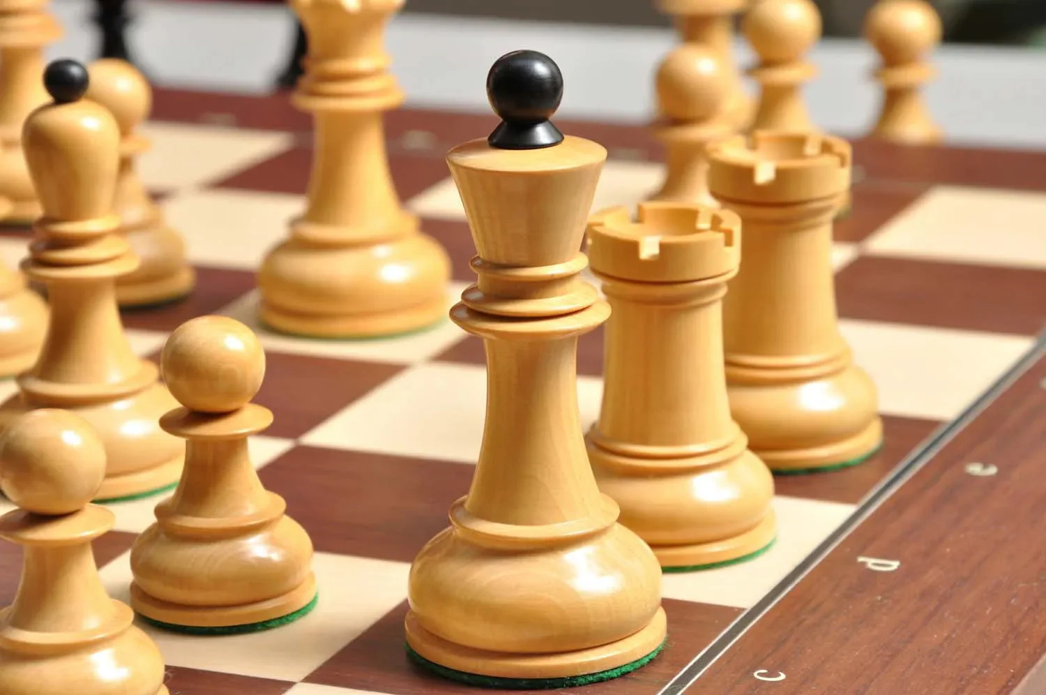 DGT Projects - USB Rosewood Board with Dubrovnik Chess Pieces - Image 6