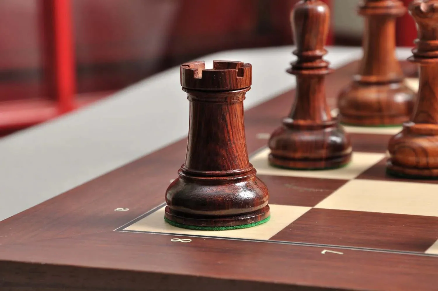 DGT Projects - USB Rosewood Board with Dubrovnik Chess Pieces - Image 4